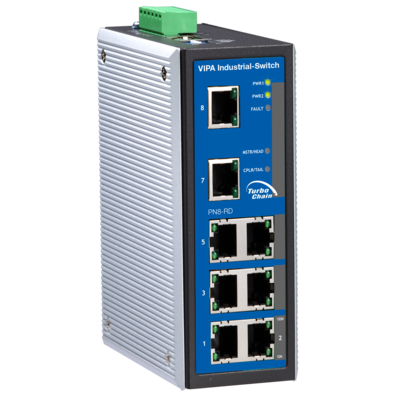 VIPA managed Industrial-Switch PN8-RD - 911-2PN80